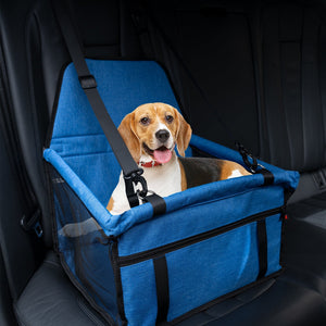 Blue Buckle Pup Car Seat